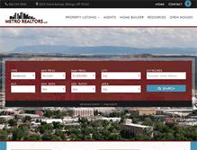 Tablet Screenshot of metrorealtorspc.com